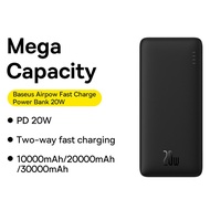 Baseus Airpow 20W 20000mAh/30000 Power Bank PD Fast Charge For iP14/13/12 Samsung Huawei Xiaomi Port