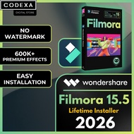 🔥𝗟𝗜𝗙𝗘𝗧𝗜𝗠𝗘🔥 Filmora 15.5 Video Editor 2026 + Premium Effects | PC | Digital Download