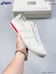 เอสิคส์ Onitsuka Tiger MEXICO66 Paraty Slip On Classic Canvas Casual Shoes รองเท้าวิ่ง รองเท้ากีฬา รองเท้าเทนนิส รองเท้าสเก็ตบอร์ด รองเท้าผ้าใบ