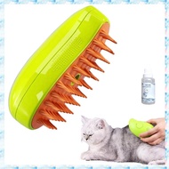 ( D I Q H )Steamy Cat Brush - Cat Steam Brush, Steamy Cat Brush - 3 In1 Cat Steam Brush, Cat Hair Br