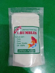 Crumbles white flour carp fishing bait
