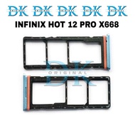 Sim Tray Infinix Hot 12 Pro X668 Simtray Simlock Slot Card Holder