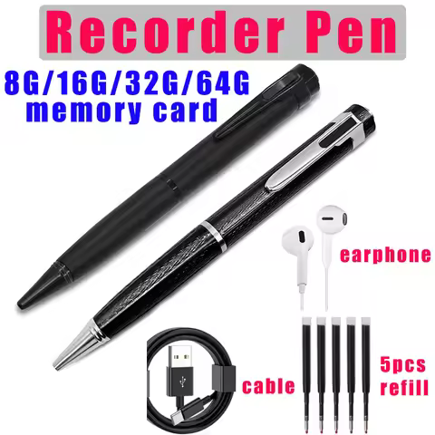 Digital Voice Recorder Pen Professional Audio Sound Recording activated long distance U Disk 8G-128G