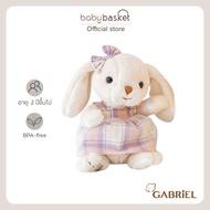 Gabriel Zoé-Doll A Cute Little Rabbit Bright And Unique Design With Bow Tie Plaid Skirt Set.