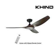 [FREE INSTALLATION] KHIND Venus 52" DC Ceiling Fan (with Tri-Color Light and Remote)