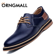Orngmallหนังแท้ผู้ชายรองเท้าลำลองO xfordsรองเท้าหนังธุรกิจรองเท้าอย่างเป็นทางการรองเท้าชุด