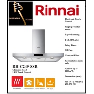 Rinnai RH-C249-SSR Chimney Hood | LED Touch Control | Free Delivery
