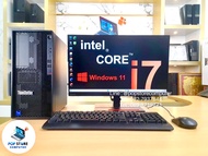 (คอมชุดมือสอง) Lenovo ThinkStation P360 Tower / i7-12700K / RAM 16 GB / 512 GB NVMe + HDD 4 TB / จอ 