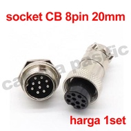 Jack Connector CB 8 Pin Set CB 8 Pin Socket/