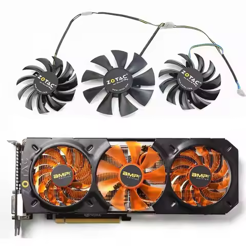 Zotac GTX 770 780 780TI 980 AMP Edition DIY graphics card cooling fan