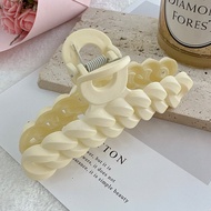 Gratis Ongkir - Jepit Rambut Korea / Dewasa Jedai Model Kepang / Jepit Motif Rantai Hair Claw Clip