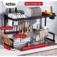 Angola Dish Rack Stainless Double Slot Sink