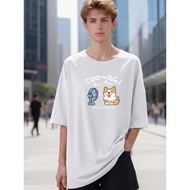 2Y904 [AIYOU] M-5XL T Shirt Baju Perempuan Style Tshirt Lelaki Plus Size Men Lelaki Crop Top Seluar 