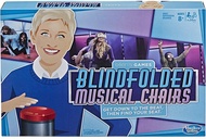 Hasbro Gaming Ellen's Games Blindfolded Musical Chairs Game, Ellen Degeneres Challenge for Ages 10 &