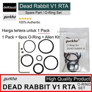 Ready JT O-Ring Set for Dead Rabbit V1 RTA | karet seal sil oring baut obeng