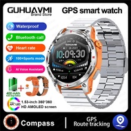For Xiaomi Huawei High Precision GPS Sports Fitness Smartwatch Three Proof Body BT Call Health Monit