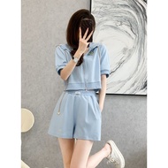 套装suit时尚休闲套装女2024小个子气质减龄运动两件套潮新 haozhair010.my1112