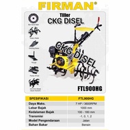 CULTIVATOR TRAKTOR FTL 900 HG FTL 900HG (GEAR TYPE)