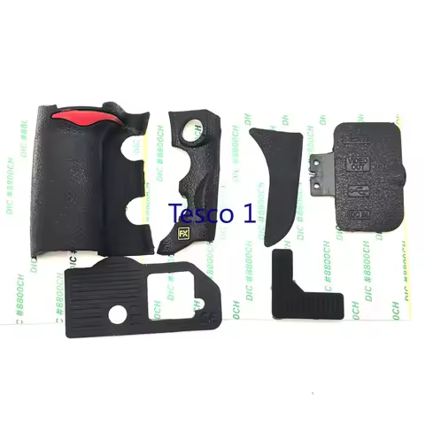 A set of New For Nikon D700 Body Rubber cover shell leather hand Grip + thumb + bottom Camera repair