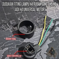 H4 lamp holder H4 lamp fitting to change H5 H6 holder to universal H4 holder for all motorbikes, thi