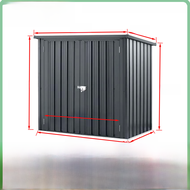 Outdoor Tool House Simple Assembly Metal Storage Shed Garden Yard Roof Top Household Organizer Creat