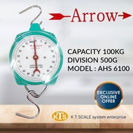 100kg ARROW MECHANICAL SPRING hanging scale