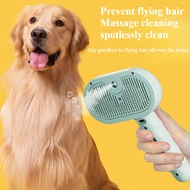 Pet Spray Grooming Comb Hair Cleaner Brush Floating Cleaning Dog Cat Lint Removal Brush