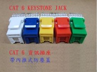 [YO-HONG]<<內推式防塵蓋>>旋轉式資訊插座 資訊面板 電話插座CAT.6 Keystone Jack 網路插座
