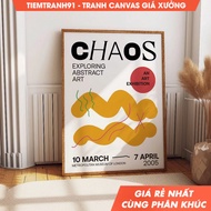 Tranh treo tường Colorful Abstract Art for Modern Wall Decor - Chaos Exploring Abstract Art - 2005 L