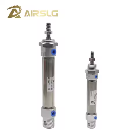 MA16X25SCA Built-in magnet Pneumatic Stainless Air Cylinder Double Action Mini Round Cylinders MA16x
