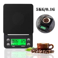 เครื่องชั่งกาแฟดิจิตอล LCD5kg 0.1g เครื่องชั่งดิจิตอล ตราชั่งดิจิตอล เครื่องชั่งน้ำหนักกาแฟ เครื่องชั่งอาหาร ความแม่นยำสูง Xliving