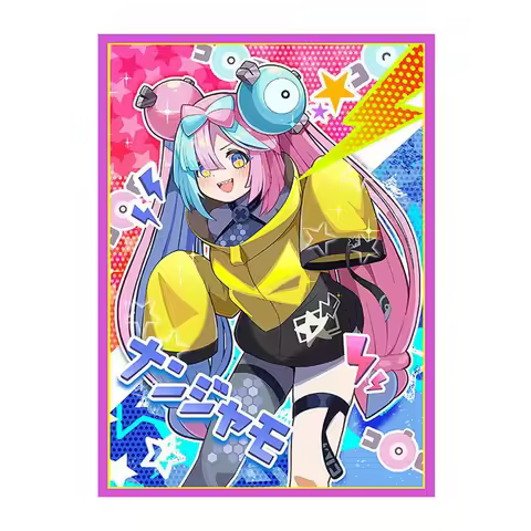 66x91mm 50PCS Anime Card Sleeves Illustration Outer Protector Shield Card Cover for PTCG/PKM/WS/MTG 