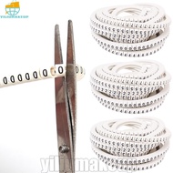 [Quick] 2-1Sets 500Pcs White Cable Marking Label - PVC Line Marker - Cable Wire Markers - 2 Sizes - 