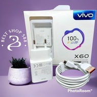 MESIN ORIGINAL VIVO X60 CHARGER SUPPORT FAST CHARGER 2A-9V Two Engines