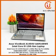 ASUS VIVOBOOK A1404V-AAM168WS INTEL CORE I5-1335U 16GB RAM 512GB NVME SSD USED LAPTOP REFURBISHED NO