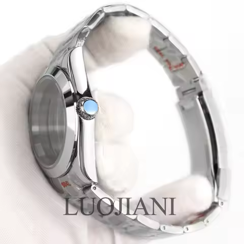 36mm 39mm Luxury Men's Watch Case Parts Sapphire Glass Waterproof For Datejust Seiko Nh35 Nh36 Movem