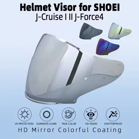 Helmet Visor for SHOEI J-Cruise 1 J-Cruise 2 J-Force 4 CJ-2 Motorcycle Helmet Lens Open Face Shield 