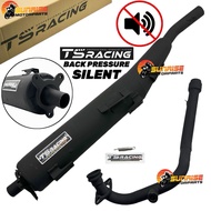 TS RACING SUPER BACK PRESSURE EXHAUST Y15ZR LC135 V1-V7 VF3I RSX150 SRL115 FI 28MM 32MM 35MM EKZOS B
