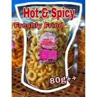 🔥HOT& SPICY🔥 🌶️‼️Thai homemade crispy fried pork rinds/crispy fried pork skins /炸猪皮/HOT&SPICY Flavou
