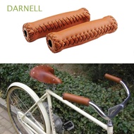 DARNELL Vintage Bicycle Grips Cycling Bicycle Parts Road Bike City Bike Artificial Leather Mountain Bike Retro Cycling Grip