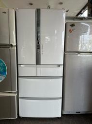 高雄【樂活家電館】自動製冰【二手冰箱/中古冰箱日立日本進口620公升六門冰箱 RSF62BMJ】