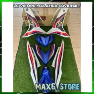 ORIGINAL VELOZI LC135 V8 FI COVER SET MRO MALAYSIA YAMAHA LC V8 MRO MERDEKA STICKER TANAM 5 MRO COVE