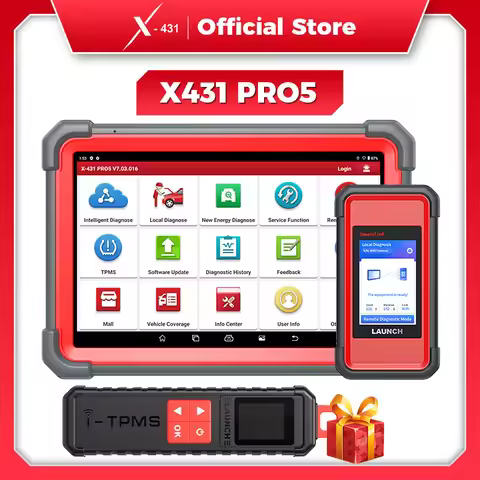 X-431 Launch PRO5 SmartLink Car Diagnostic Tools J2534 Programming Auto OBD2 Scanner Diagnosis Autom