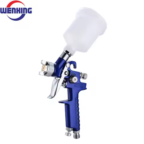 WENXING 0.8mm/1.0mm Nozzle H-2000 Professional HVLP Mini Paint Spray Gun Airbrush For Painting Car A