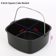 【Local Stock】Modern Cookware Non-stick Cake Baking Tray Basket Airfryer for Philips Baking Dish Pan Air Fryer Kitchen Air Fryer Accessories Baking Basket