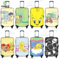 Cute Tweety Bird Travel luggage cover 18-32 inches dustproof and wear-resistant spandex suitcase pro