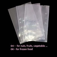PE Semi - Transparent Clear Plastic Bags plastik lembut packaging bungkus frozen food,fruits ...