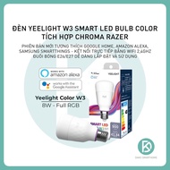 Yeelight W3 16 Million Smart Light Bulb E27 Lamp Holder Is Suitable For Pixel Desk Lamp