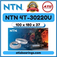 NTN 4T-30220 ( 100 x 180 x 29 ) 100% ORIGINAL Made In JAPAN Metric Tapered Roller Bearings 4T 30220