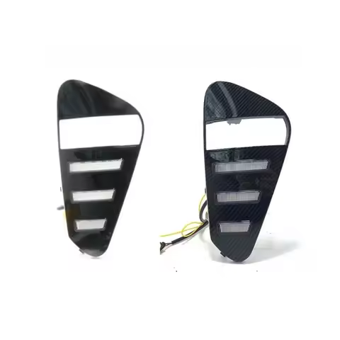 Led Daytime Running Light Front Fog Lamp Modification Dymanic Turn Signal Warning Light For Geely Co